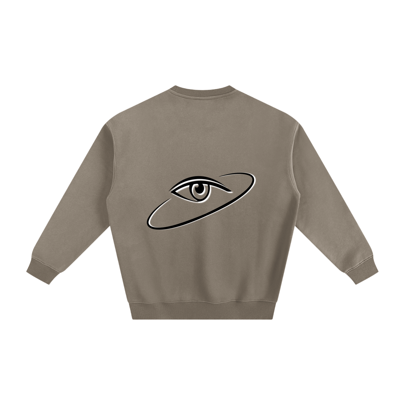 Sweat-shirt ample en polaire avec slogan | ELEVATEDWEAR