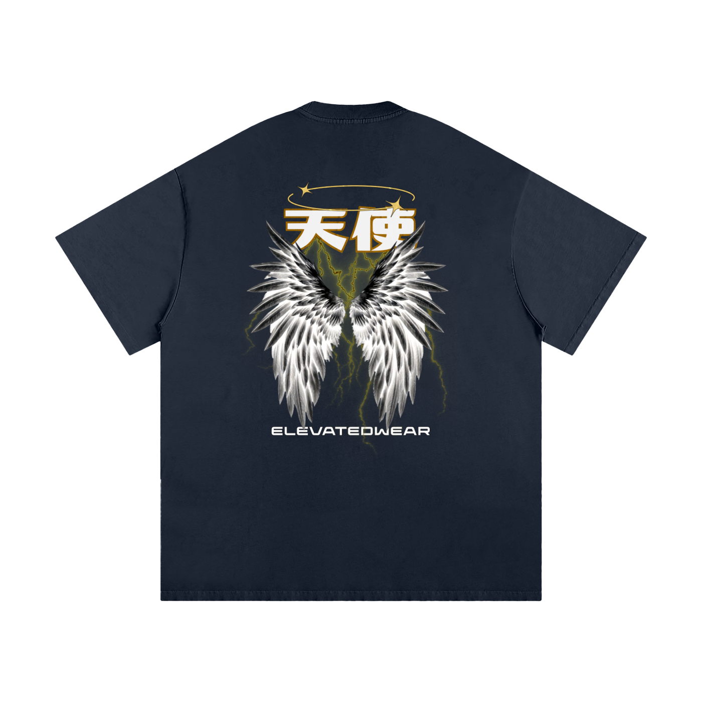 T-shirt oversize « TENSHI » GOLDEN | ELEVATEDWEAR