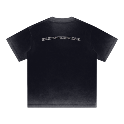 T-shirt ample en coton teint en inversé « MMXXV » | ELEVATEDWEAR