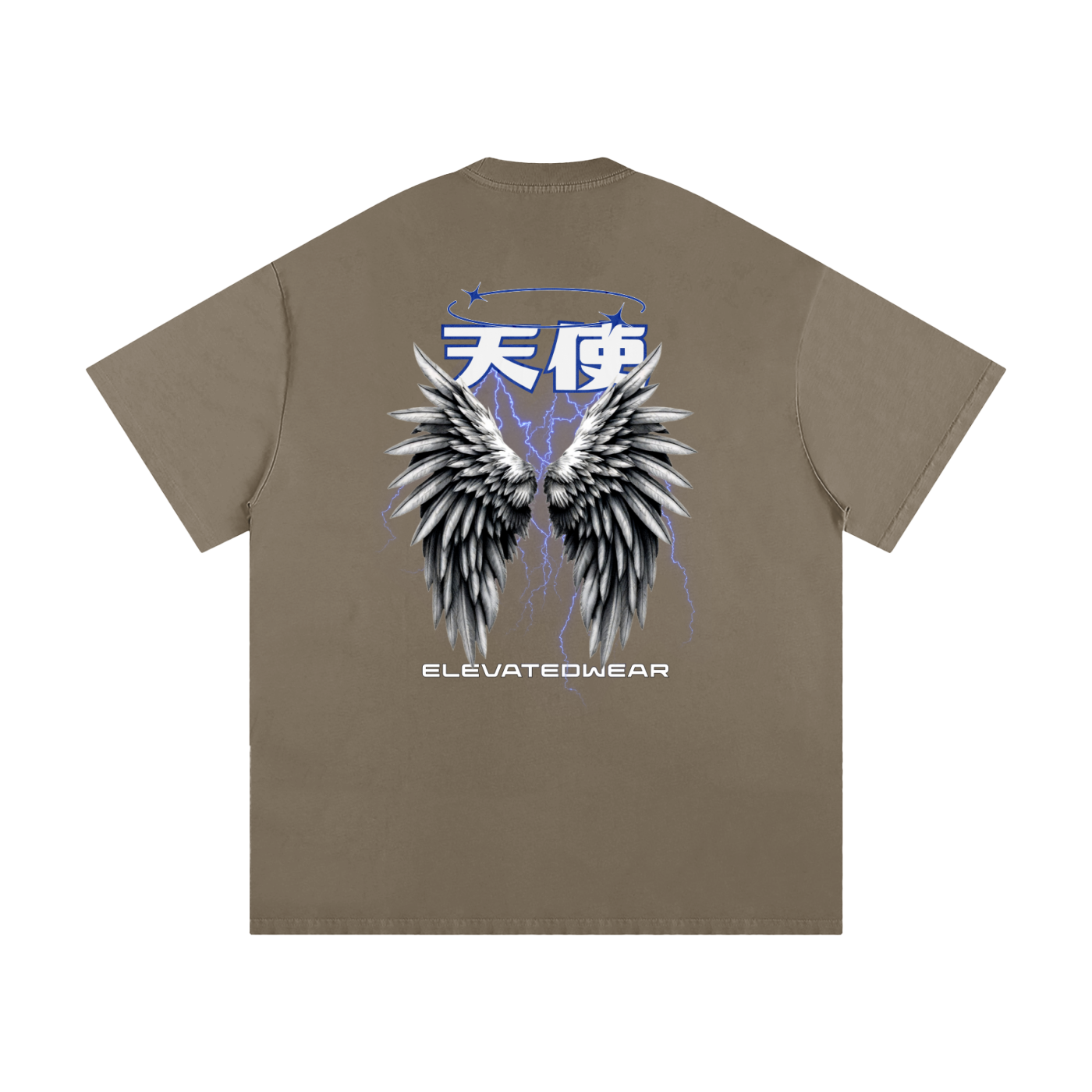 "TENSHI" Thunder Heavyweight Loose Fit T-Shirt | ELEVATEDWEAR