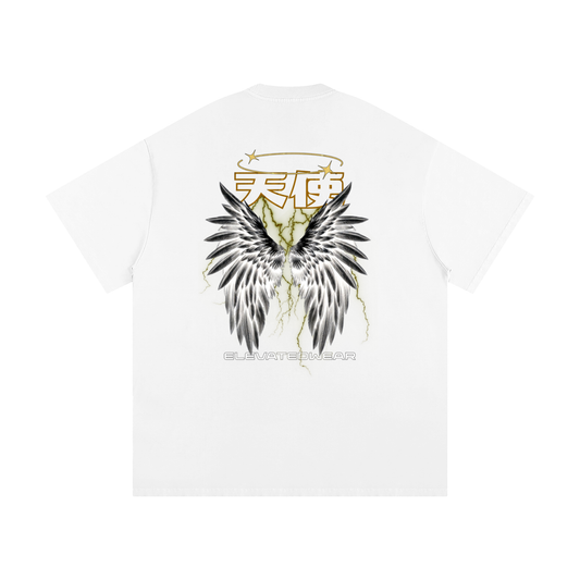 "TENSHI GOLDEN" Heavyweight Loose Fit T-Shirt | ELEVATEDWEAR