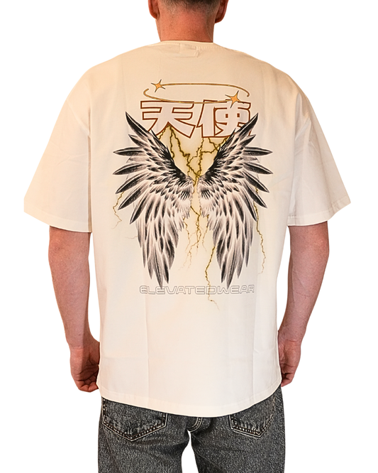 T-shirt oversize « TENSHI » GOLDEN | ELEVATEDWEAR