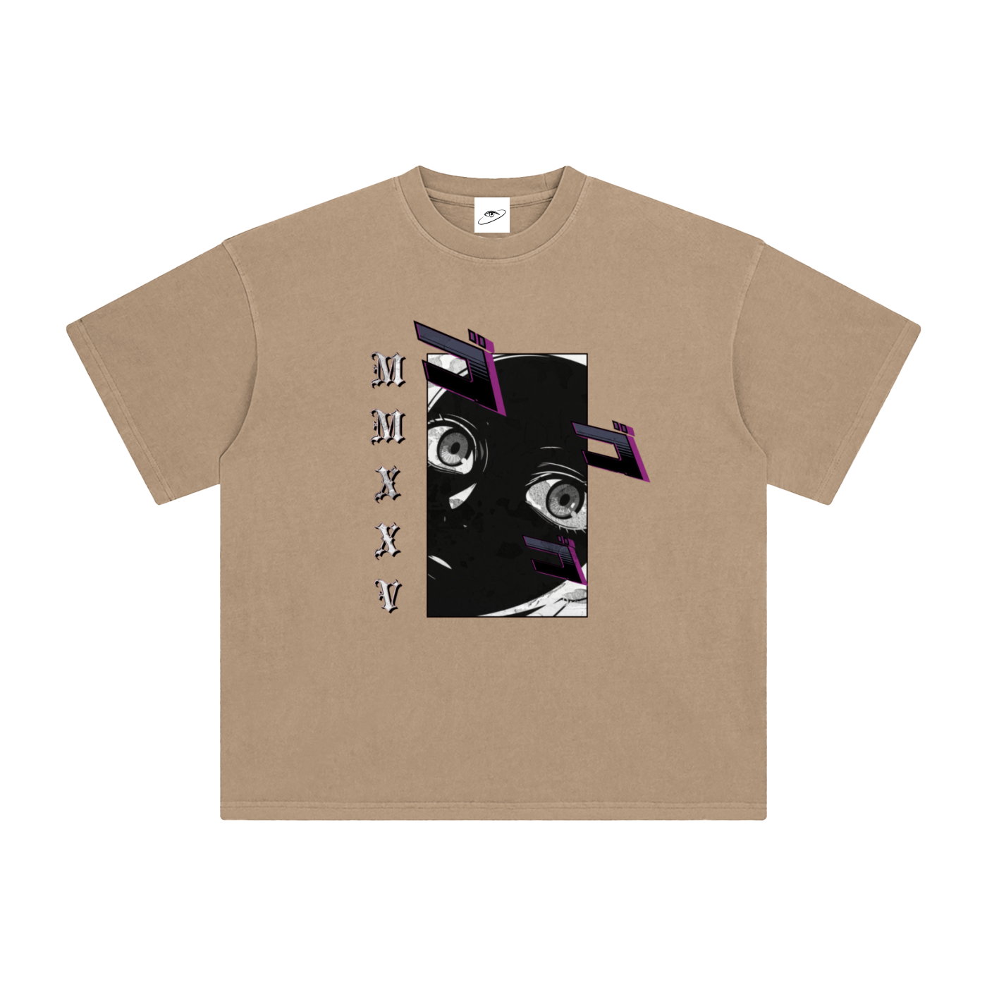 "MMXXV" Enzyme Washed T-Shirt | ELEVATEDWEAR