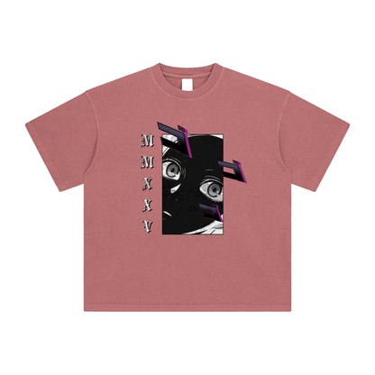 T-shirt ample délavé aux enzymes « MMXXV » | ELEVATEDWEAR
