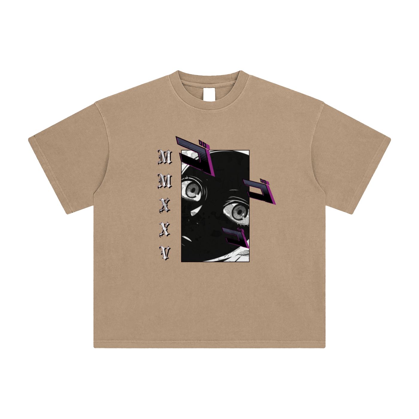 T-shirt ample délavé aux enzymes « MMXXV » | ELEVATEDWEAR