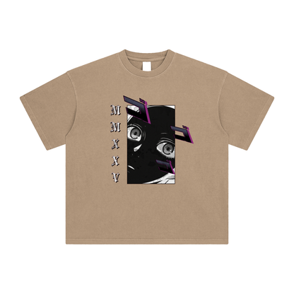 T-shirt ample délavé aux enzymes « MMXXV » | ELEVATEDWEAR