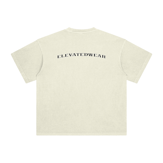 T-shirt ample délavé aux enzymes « MMXXV » | ELEVATEDWEAR