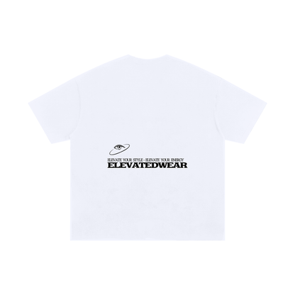 T-shirt oversize blanc « MMXXV » | ELEVATEDWEAR