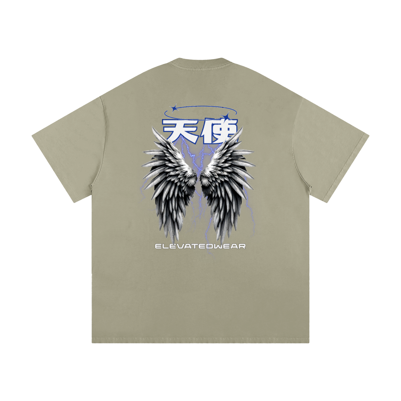 "TENSHI" Thunder Heavyweight Loose Fit T-Shirt | ELEVATEDWEAR