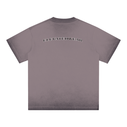 T-shirt ample en coton teint en inversé « MMXXV » | ELEVATEDWEAR