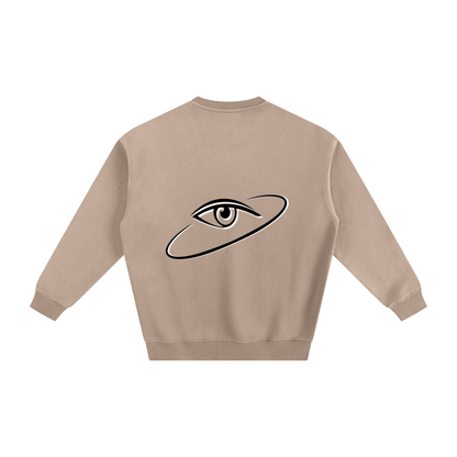 Sweat-shirt ample en polaire avec slogan | ELEVATEDWEAR