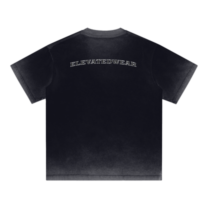 "MMXXV" Reverse Dyed Loose Cotton T-Shirt | ELEVATEDWEAR