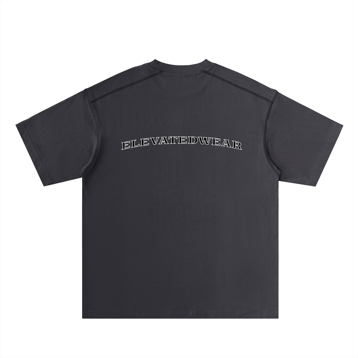 T-shirt oversize en coton à coutures contrastées « MMXXV » | ELEVATEDWEAR