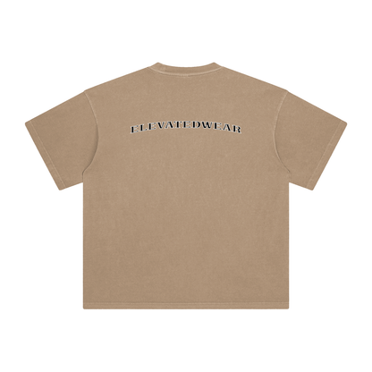 T-shirt ample délavé aux enzymes « MMXXV » | ELEVATEDWEAR