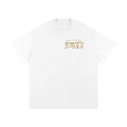 "TENSHI" Golden Heavyweight Loose Fit T-Shirt | ELEVATEDWEAR