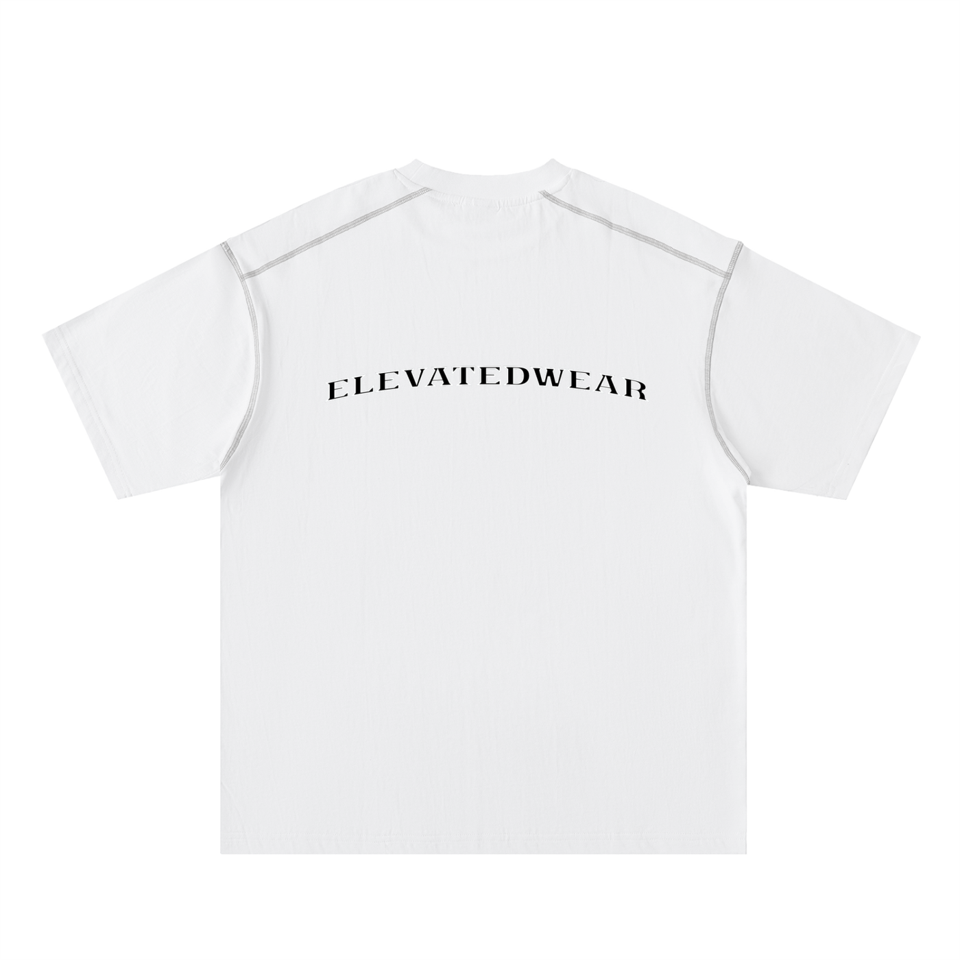 T-shirt oversize en coton à coutures contrastées « MMXXV » | ELEVATEDWEAR