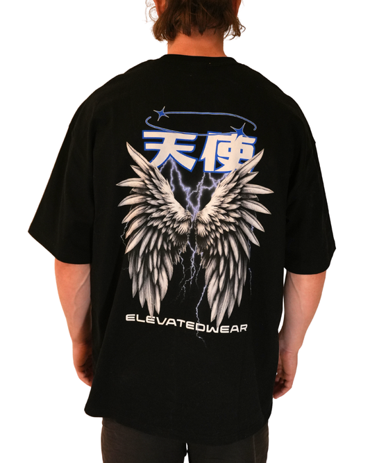 "TENSHI" Thunder Heavyweight Loose Fit T-Shirt | ELEVATEDWEAR