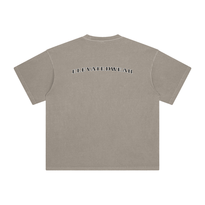 "MMXXV" Enzyme Washed T-Shirt | ELEVATEDWEAR