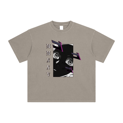 T-shirt ample délavé aux enzymes « MMXXV » | ELEVATEDWEAR