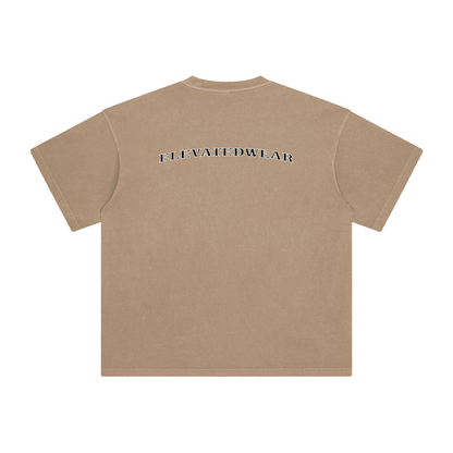 "MMXXV" Enzyme Washed T-Shirt | ELEVATEDWEAR