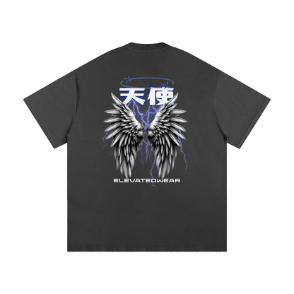 "TENSHI" Thunder Heavyweight Loose Fit T-Shirt | ELEVATEDWEAR