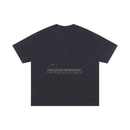 T-shirt oversize noir « MMXXV » | ELEVATEDWEAR