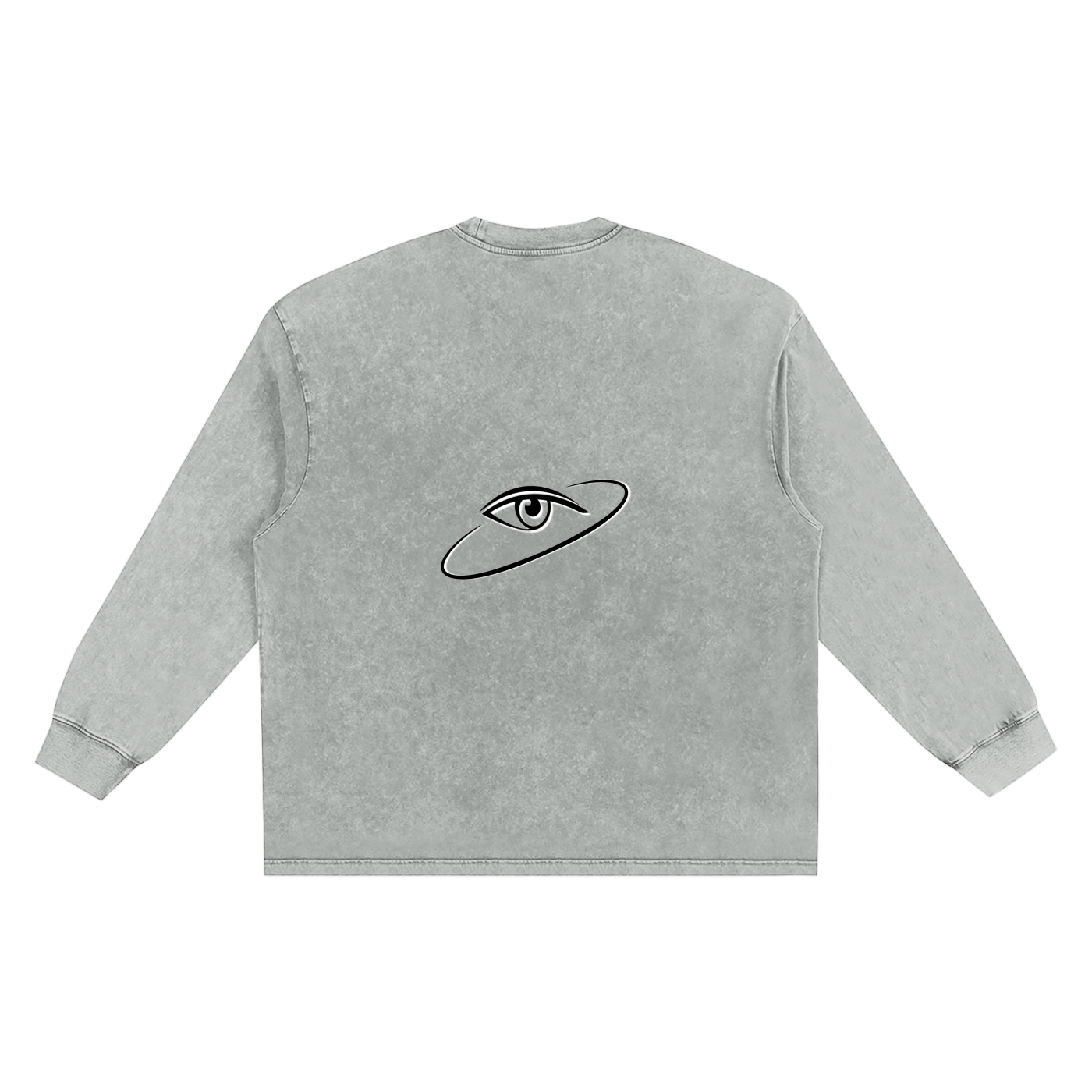 T-shirt oversize à manches longues « MMXXV » délavé à la neige | ELEVATEDWEAR