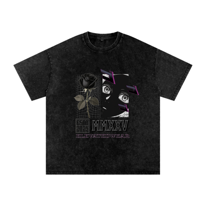 T-shirt oversize délavé « MMXXV » | ELEVATEDWEAR