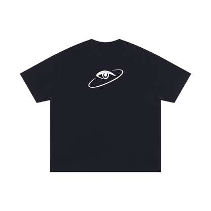 "MMXXV" Black Oversized T-shirt | ELEVATEDWEAR