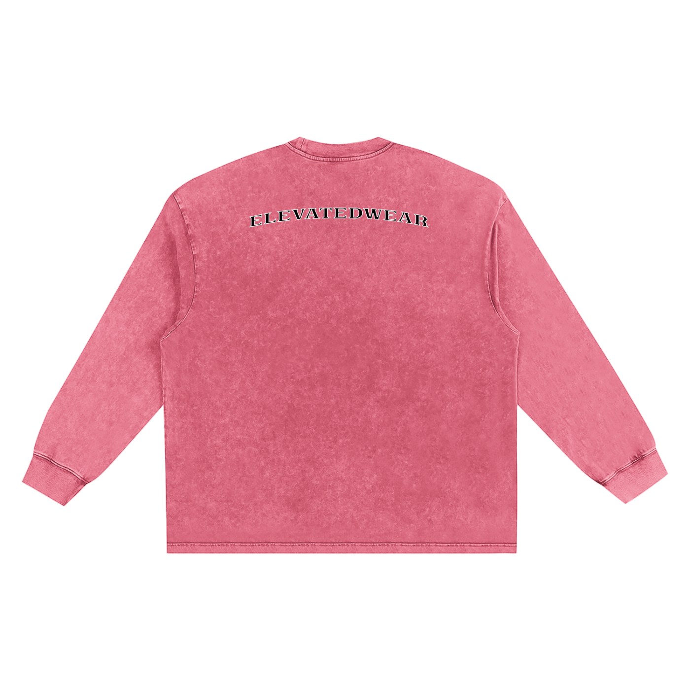 "MMXXV" Snow Washed Oversize Long Sleeve T-shirt | ELEVATEDWEAR