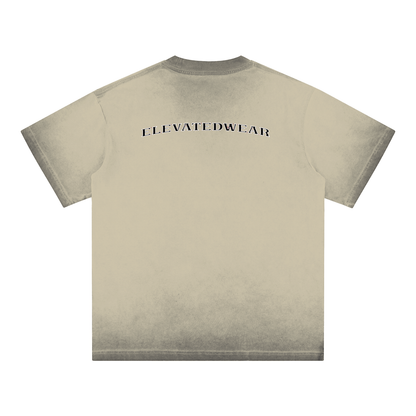 T-shirt ample en coton teint en inversé « MMXXV » | ELEVATEDWEAR