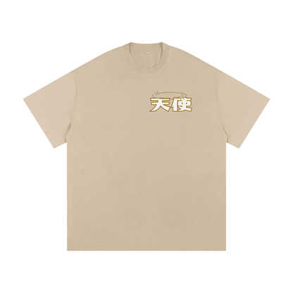 "TENSHI" Golden Heavyweight Loose Fit T-Shirt | ELEVATEDWEAR