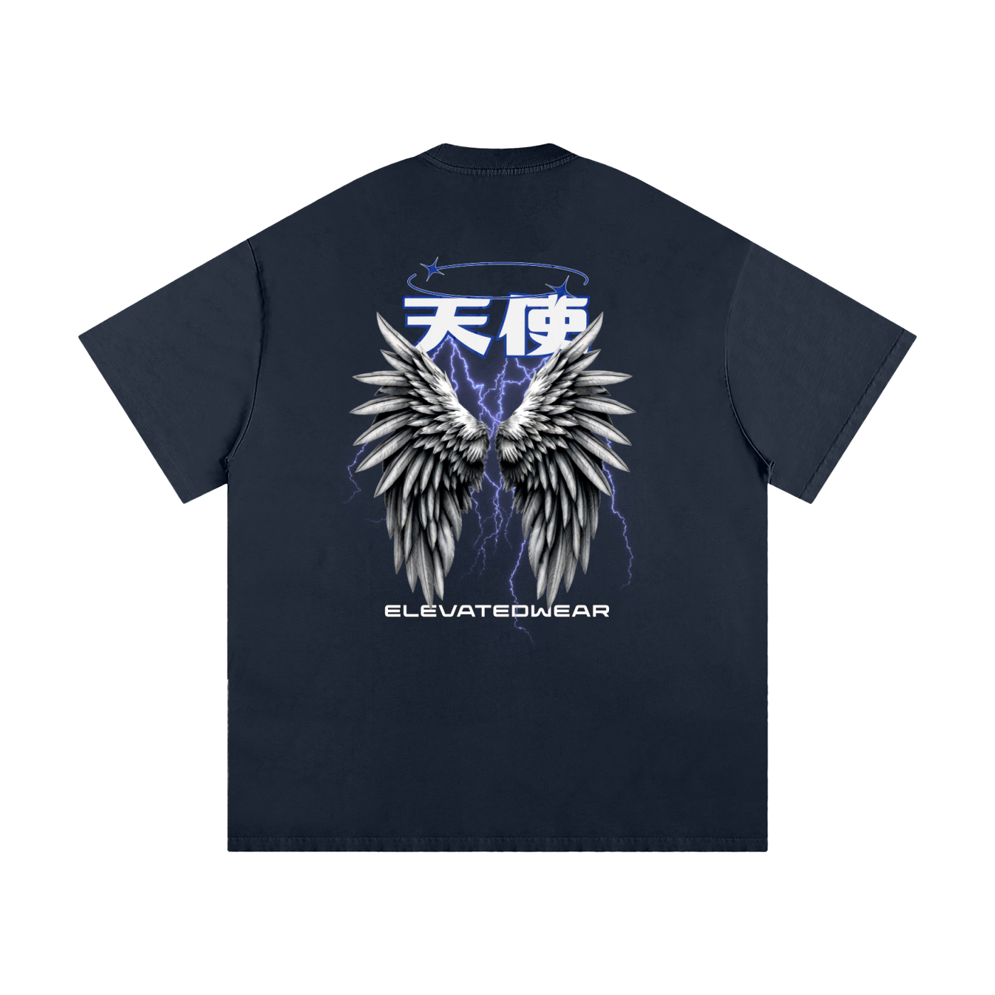 "TENSHI" Thunder Heavyweight Loose Fit T-Shirt | ELEVATEDWEAR