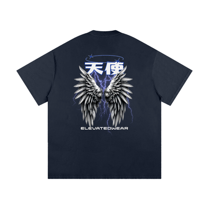 "TENSHI" Thunder Heavyweight Loose Fit T-Shirt | ELEVATEDWEAR