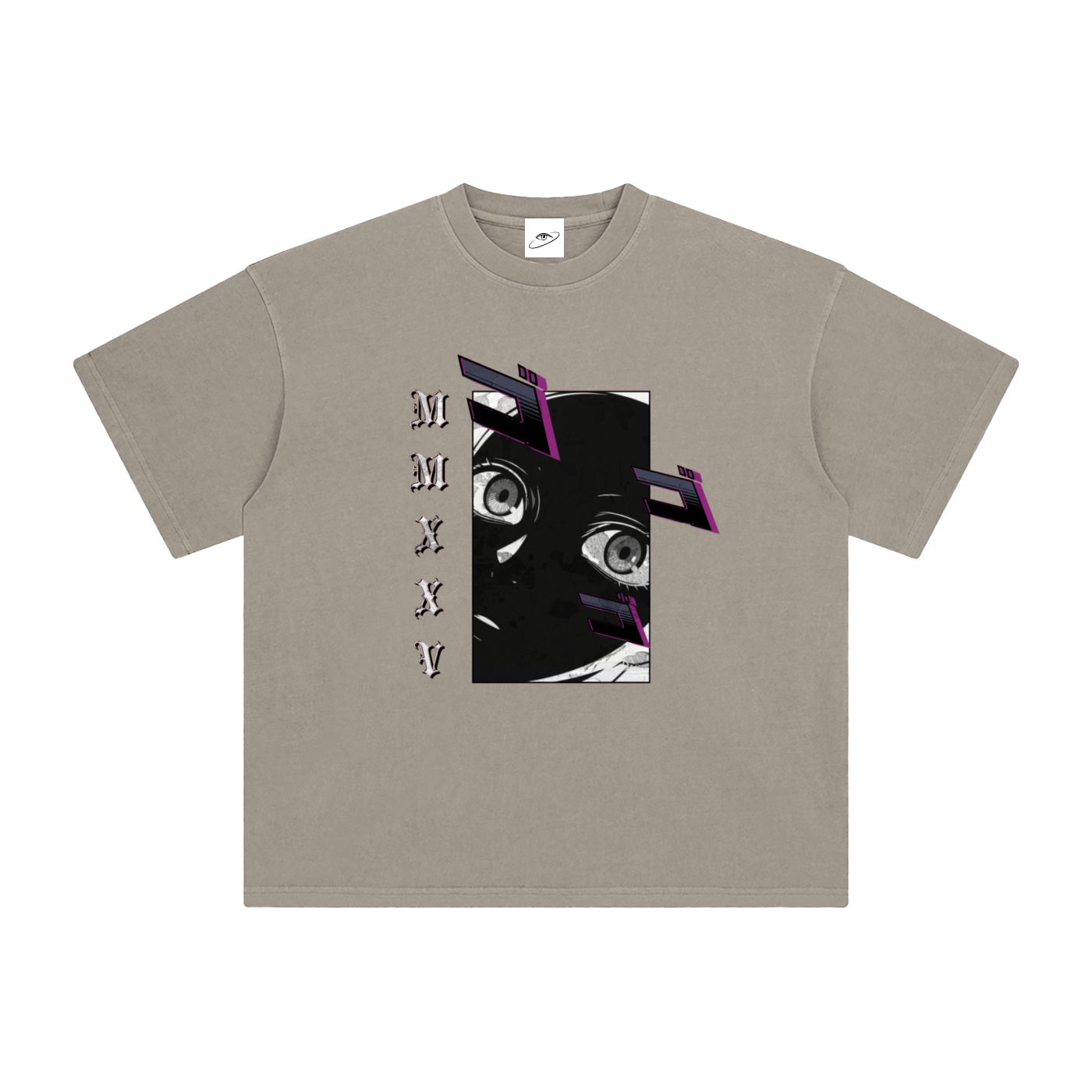 "MMXXV" Enzyme Washed T-Shirt | ELEVATEDWEAR