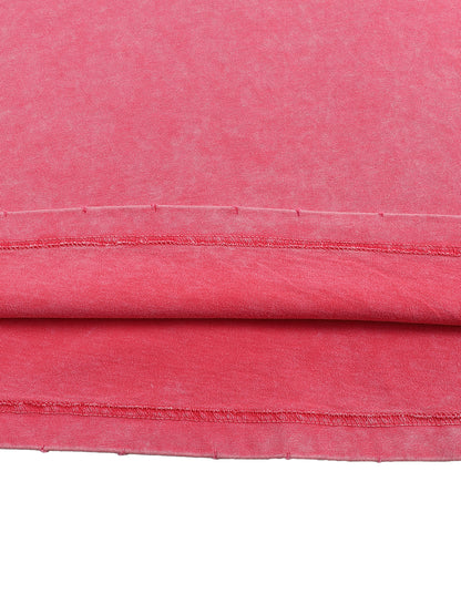 T-shirt oversize à manches longues « MMXXV » délavé à la neige | ELEVATEDWEAR