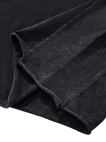 T-shirt oversize "boxy" délavé à bords francs « ELEVATE » | ELEVATEDWEAR