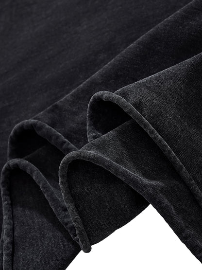 T-shirt oversize "boxy" délavé à bords francs « ELEVATE » | ELEVATEDWEAR